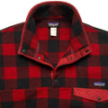 2014 Patagonia Printed Synchilla Snap-T, Buffalo Check: Red (XL)
