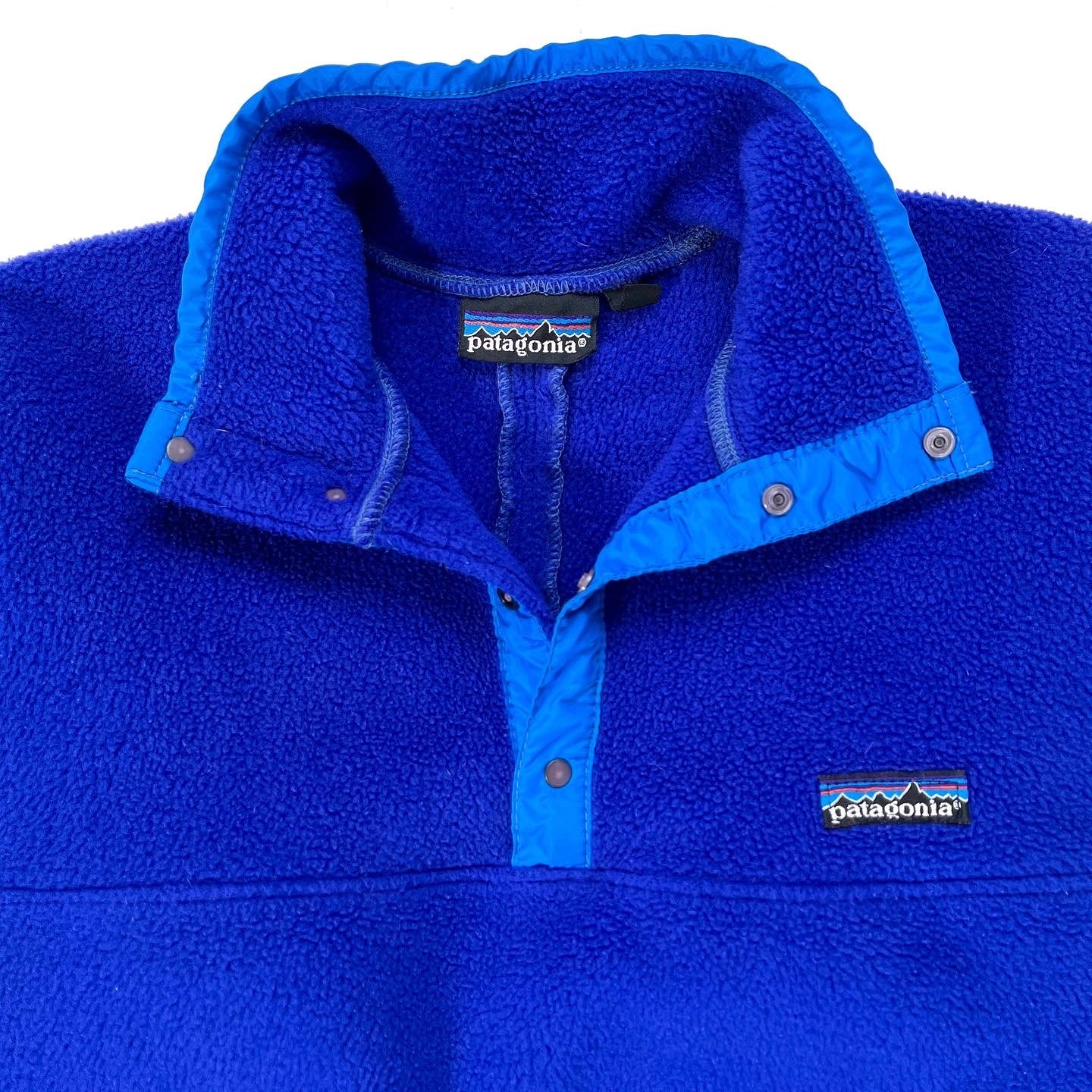 1985 Patagonia First Generation Womens Synchilla Snap T-Neck (M)