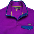 FA93 Patagonia Synchilla Snap-T, Bright Purple & Cobalt (L)