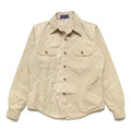 Late 1970s Patagonia Cotton Canvas Shirt, Light Tan (S)