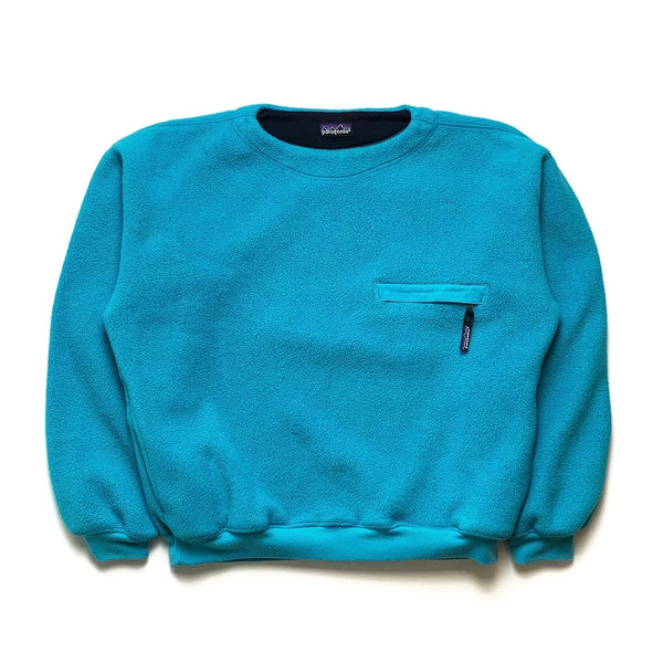 SP’91 Patagonia Synchilla Crewneck Sweater, Blue (M)