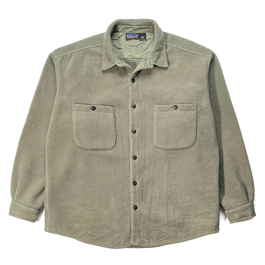 1996 Patagonia Synchilla Shearling Overshirt, Driftwood (XL)