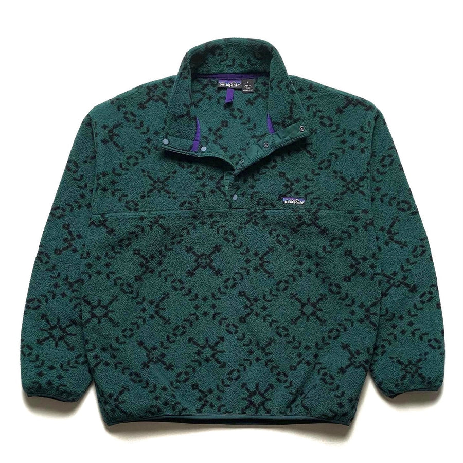 1994 Patagonia Printed Synchilla Snap-T, Sno: Spruce (L)