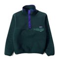 1993 Patagonia Synchilla Snap-T, Hunter & Eggplant (XS/S)
