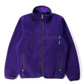 1990 Patagonia Made In The U.S.A. Retro Pile Cardigan, Eggplant (M)