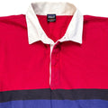 1995 Patagonia Made In The U.S.A. Rugby Shirt, Red & Navy (XL)