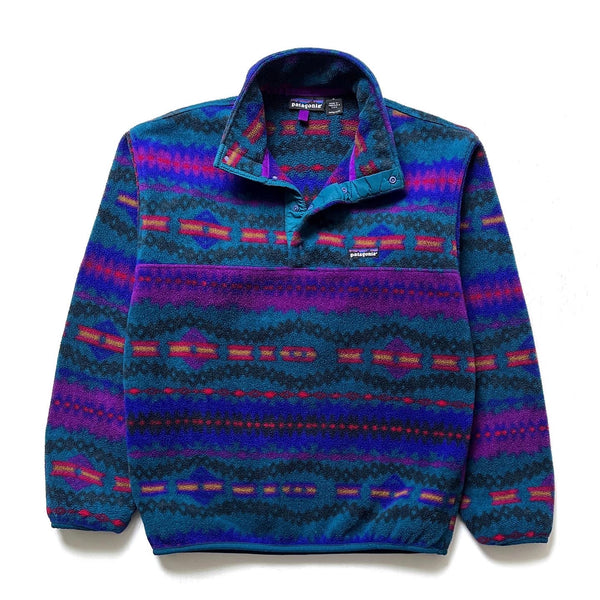 1993 Patagonia Printed Synchilla Snap-T, Sacajawea: Bluegrass (S/M)