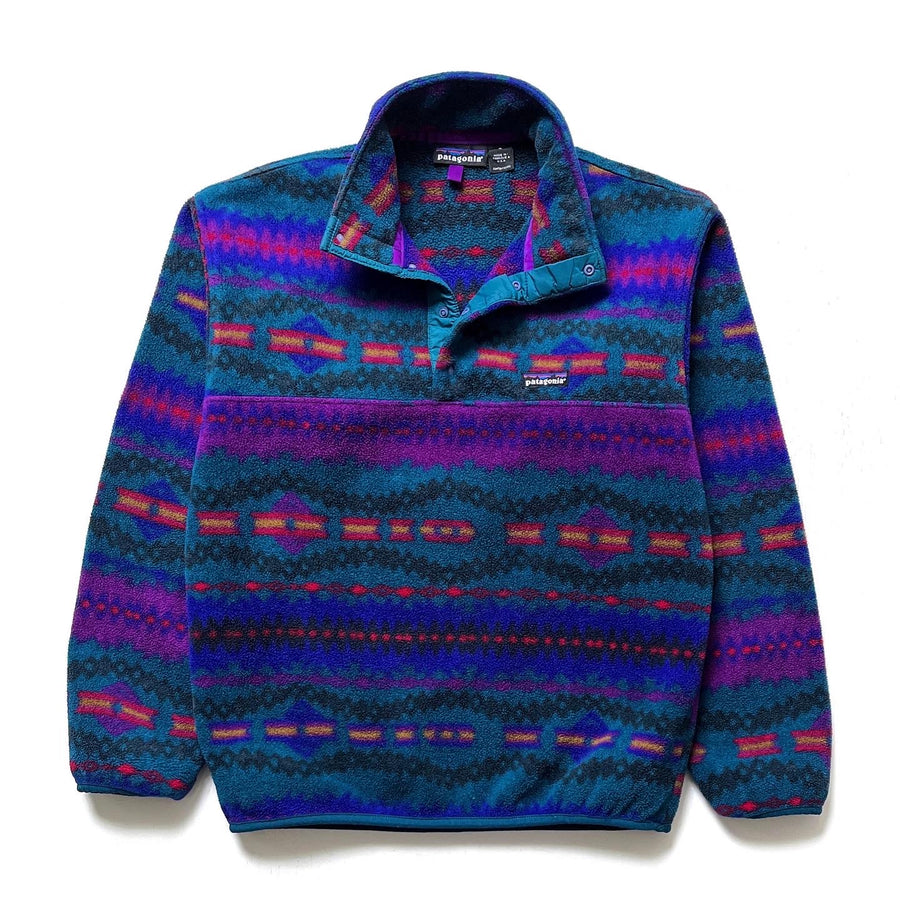 1993 Patagonia Printed Synchilla Snap-T, Sacajawea: Bluegrass (S/M)