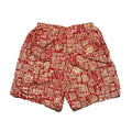 SP99 Patagonia 6.5” Printed Baggies Shorts, Red/Yellow (M)