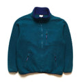1990s LL Bean Sherpa Full-Zip Jacket, Teal/Navy (L)