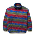 1997 Patagonia Printed Synchilla Snap-T, Minnehaha: Carmine (L/XL)