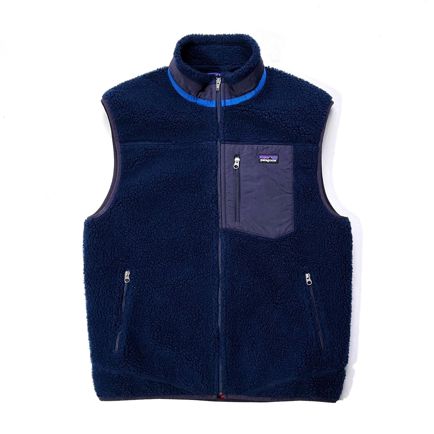 2013 Patagonia Mens Classic Retro-X Vest, Classic Navy (L)