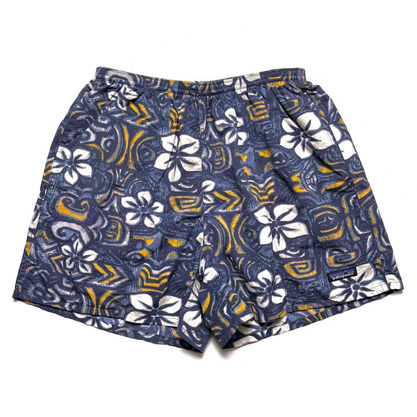 2002 Patagonia Mens 5” Baggies Shorts, Gamelan: Gunsmoke (L)