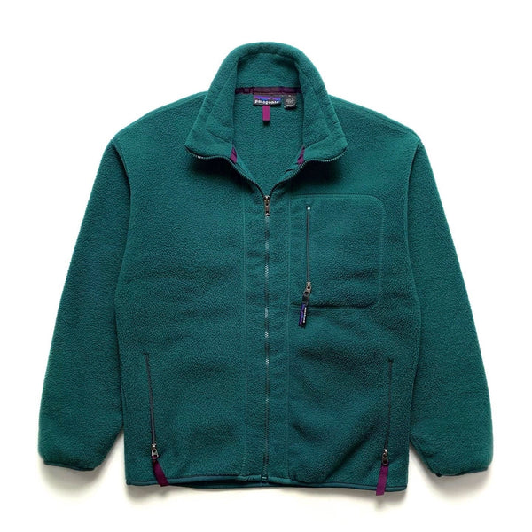 1993 Patagonia Made In The U.S.A. Synchilla Jacket, Spruce (M/L)