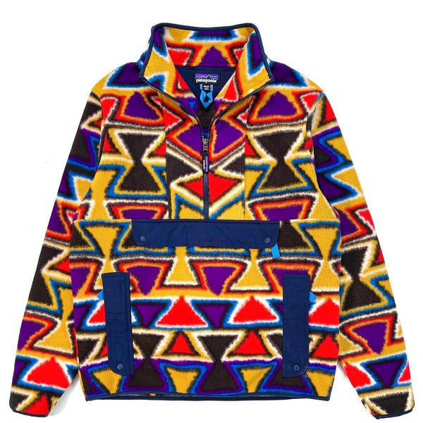2020 Patagonia Printed Synchilla Anorak, Vision Quest: Coral (M)