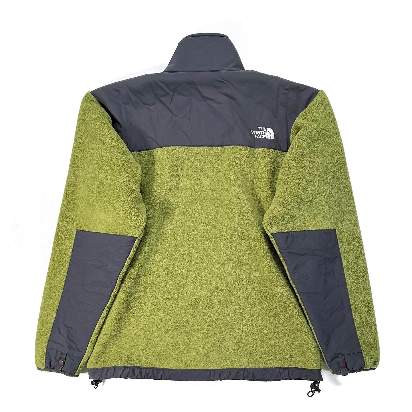 2000s The North Face Denali Fleece Jacket, Olive & Charcoal (S/M)