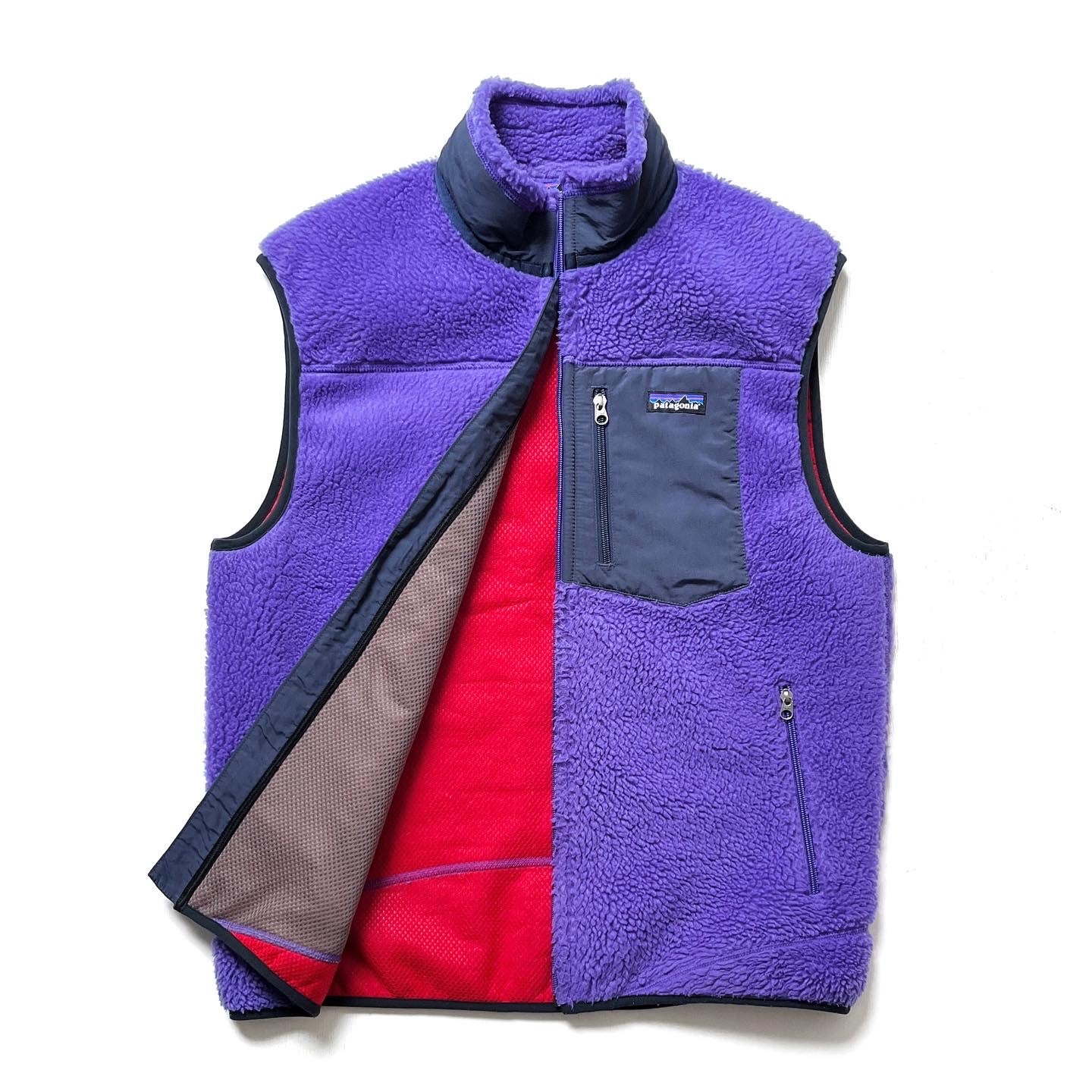 2015 Patagonia Classic Retro-X Fleece Vest, Purple (L)