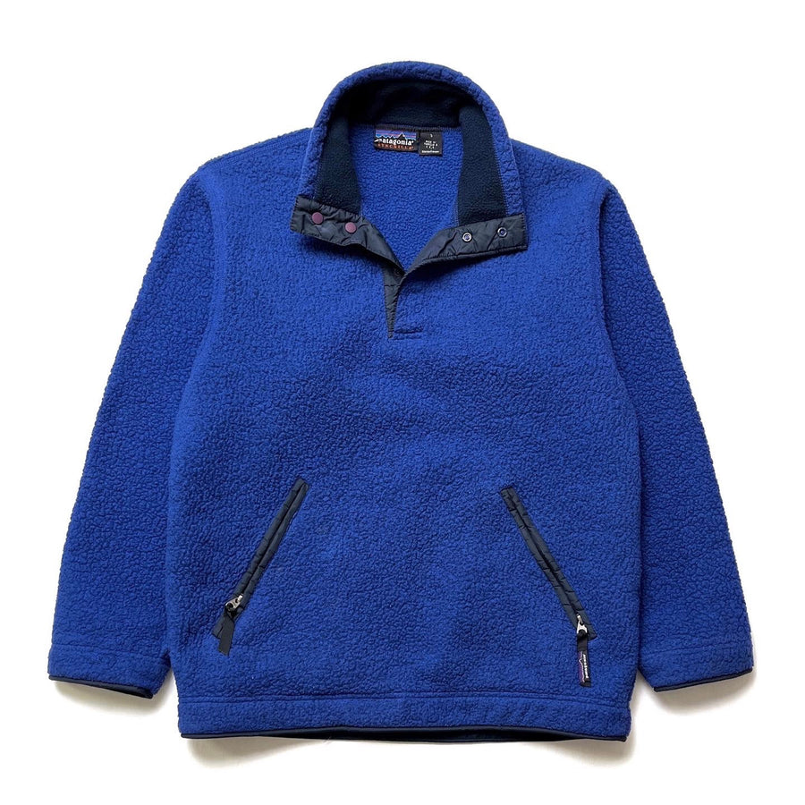 Fall 1996 Patagonia Synchilla Shearling Big-T, Blueberry (M)