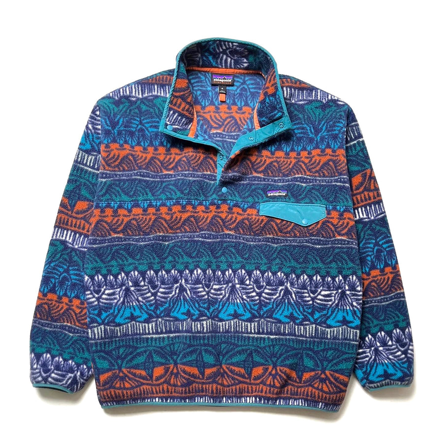 Spring 2019 Patagonia Printed Snap-T, Tradewinds: Stone Blue (XL)