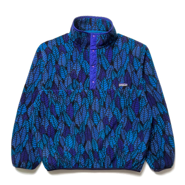 1992 Patagonia Printed Synchilla Snap-T, Spears: Saphire (L/XL)