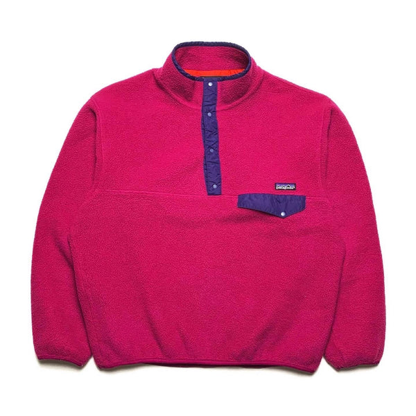 FA91 Patagonia Synchilla Snap-T, Pink/Purple (L/M)