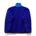 1990 Patagonia Retro Pile Cardigan, Cobalt & French Red (M)
