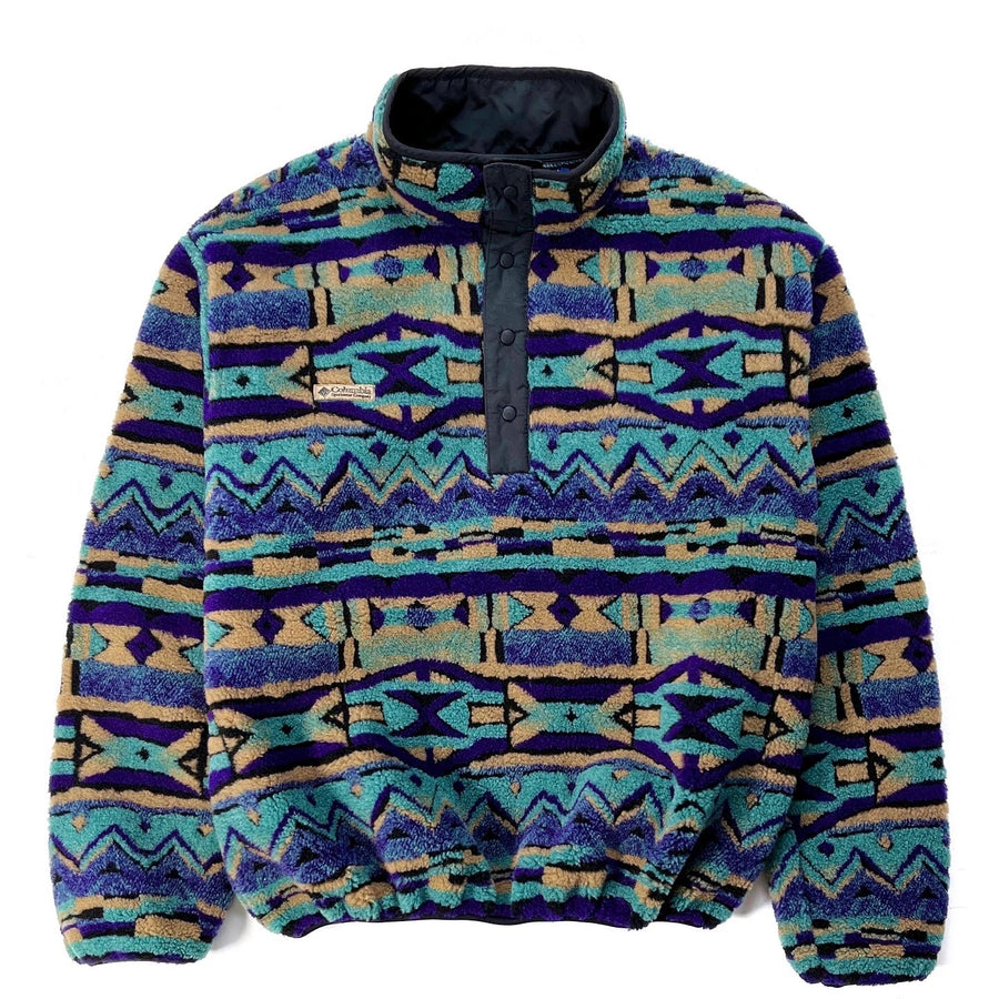 1980s Columbia Sportswear Made In The U.S.A. Deep Pile Pullover (L)