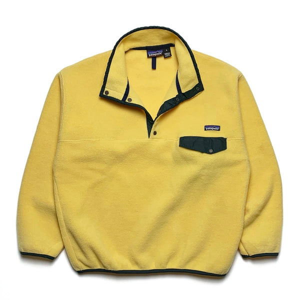 FA97 Patagonia Synchilla Snap-T, Pale Yellow (L/XL)