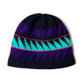 1988 Patagonia Capilene Wool Hat, Jags: Black, Purple, & Emerald (OS)