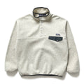 1997 Patagonia Synchilla Snap-T, Oatmeal Heather & Carbon (L)