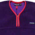 Fall 1990 Patagonia Retro Pile Paddling Pullover, Purple & Red (M)