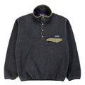 1999 Patagonia Synchilla Snap-T, Black Heather & Tea Leaves (S/M)