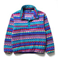 1993 Patagonia Printed Synchilla Snap-T, Diamonds: Light Plum (L)