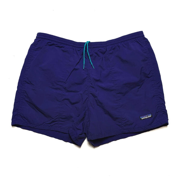 1990s Patagonia 3.5” Baggies Shorts, Midnight Blue/Teal (L)