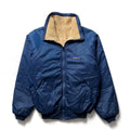 1982 Patagonia Shelled Pile Bomber Jacket, Navy & Tan (M/L)