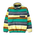 2016 Patagonia Printed Synchilla Snap-T, Fitz Stripe: Forge Grey (M)