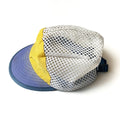 1980s Patagonia Duckbill Cap, Yellow/Purple/Blue (M)