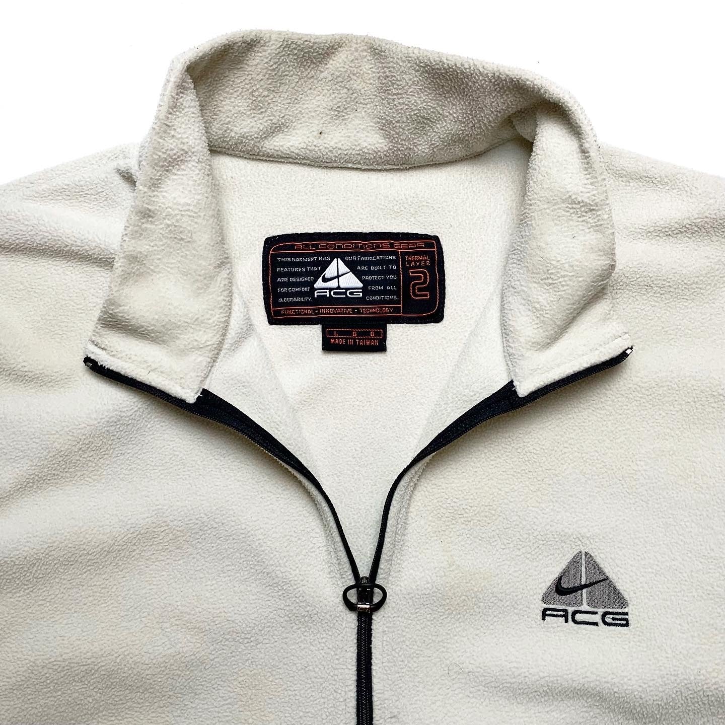 90s/00s Nike ACG Lightweight ‘Thermal Layer 2’ Fleece Pullover (L)