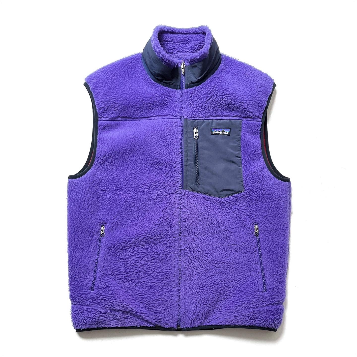 2015 Patagonia Classic Retro-X Fleece Vest, Purple (L)