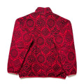 1995 Patagonia Printed Synchilla Snap-T, Nepali Hexagon: Chili (L)