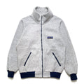 1980s Patagonia Bunting Full-Zip Climbing Jacket, Gray & Navy (L/M)