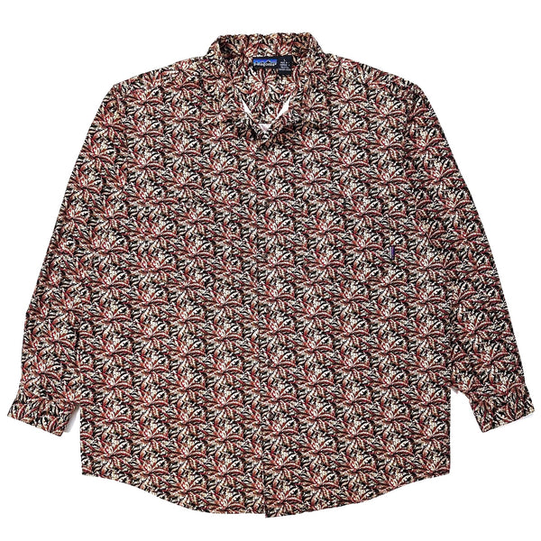1993 Patagonia Muleskin Canvas Shirt, Jungle Canopy: Algae (L-XL)