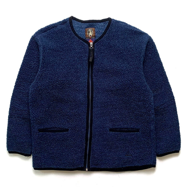 1996 Nike ACG Quality Comfort Sherpa Cardigan, Navy (M)