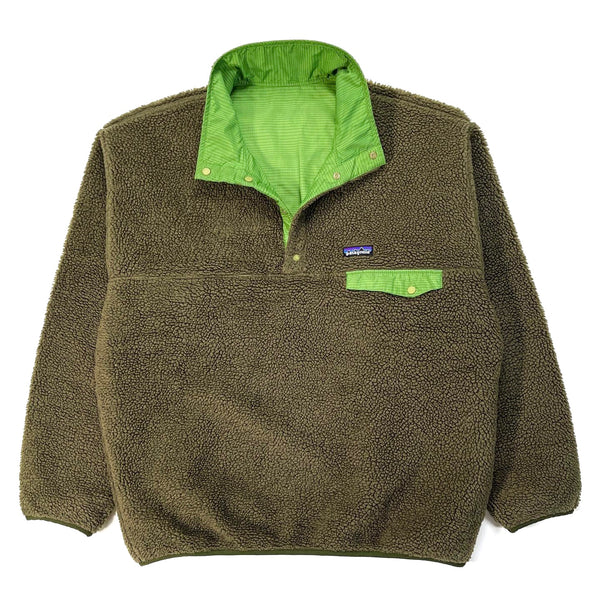 2007 Patagonia Reversible Pile Snap-T, Vine & Loden (XL-XXL)