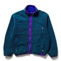 1993 Patagonia Reversible Pile Glissade Cardigan, Bluegrass (L)