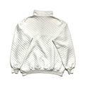 1987 Patagonia Diamond Quilt Snap-T, White & Cobalt (M Fits S)