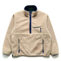 1994 Patagonia Reversible Pile Glissade Pullover, Natural & Hunter (XL)