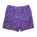 1980s Columbia Sportswear 5.5” Printed Nylon Shorts, Purple (L)