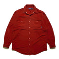 1994 Patagonia Made In The U.S.A. Synchilla Shirt, Red (M)