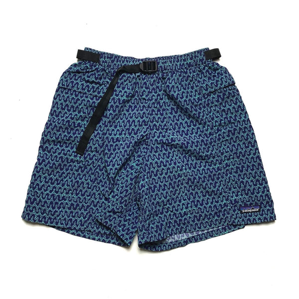 SP98 Patagonia 5” Printed River Shorts, Deluge: Blueberry (M)